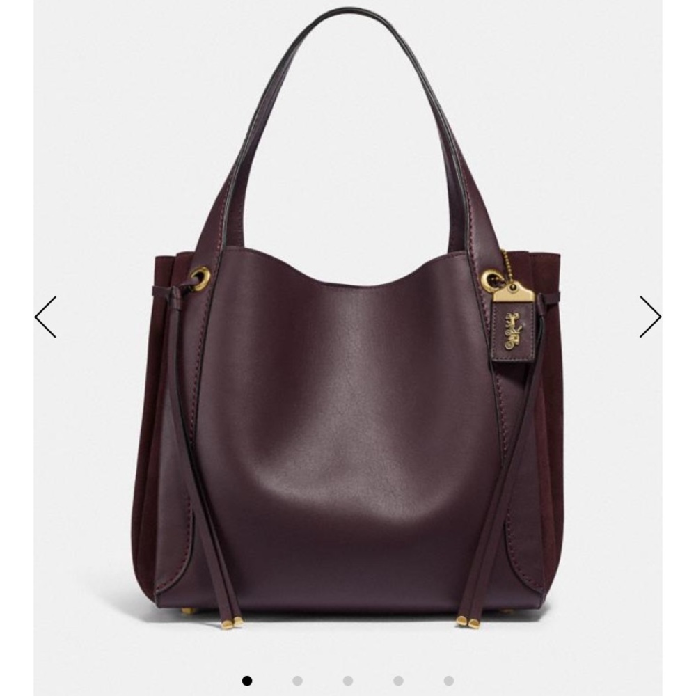 Coach Harmony Hobo Oxblood/Brass
